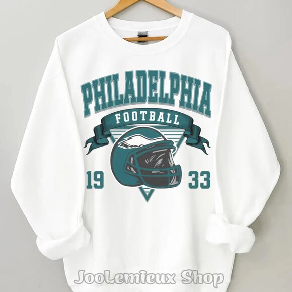 Philadelphia Eagles Shirt Sweatshirt, 1933 Philadelphia Eagles Philly Sweater - Picture 4 of 5